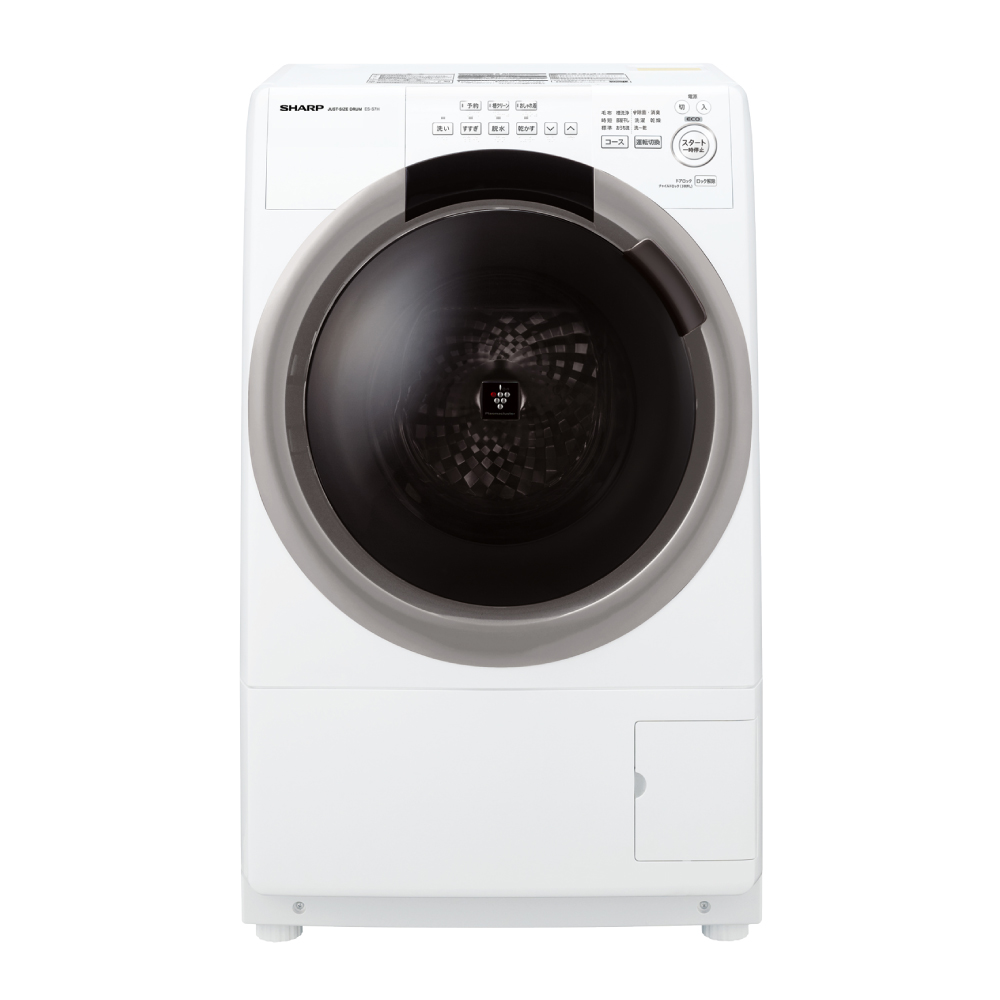 ドラム式洗濯乾燥機:ES-S7HCL:正面