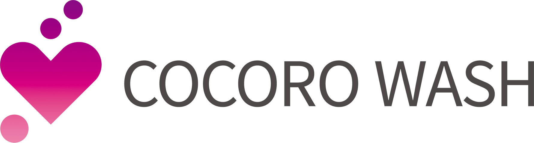 ココロウォッシュロゴ。