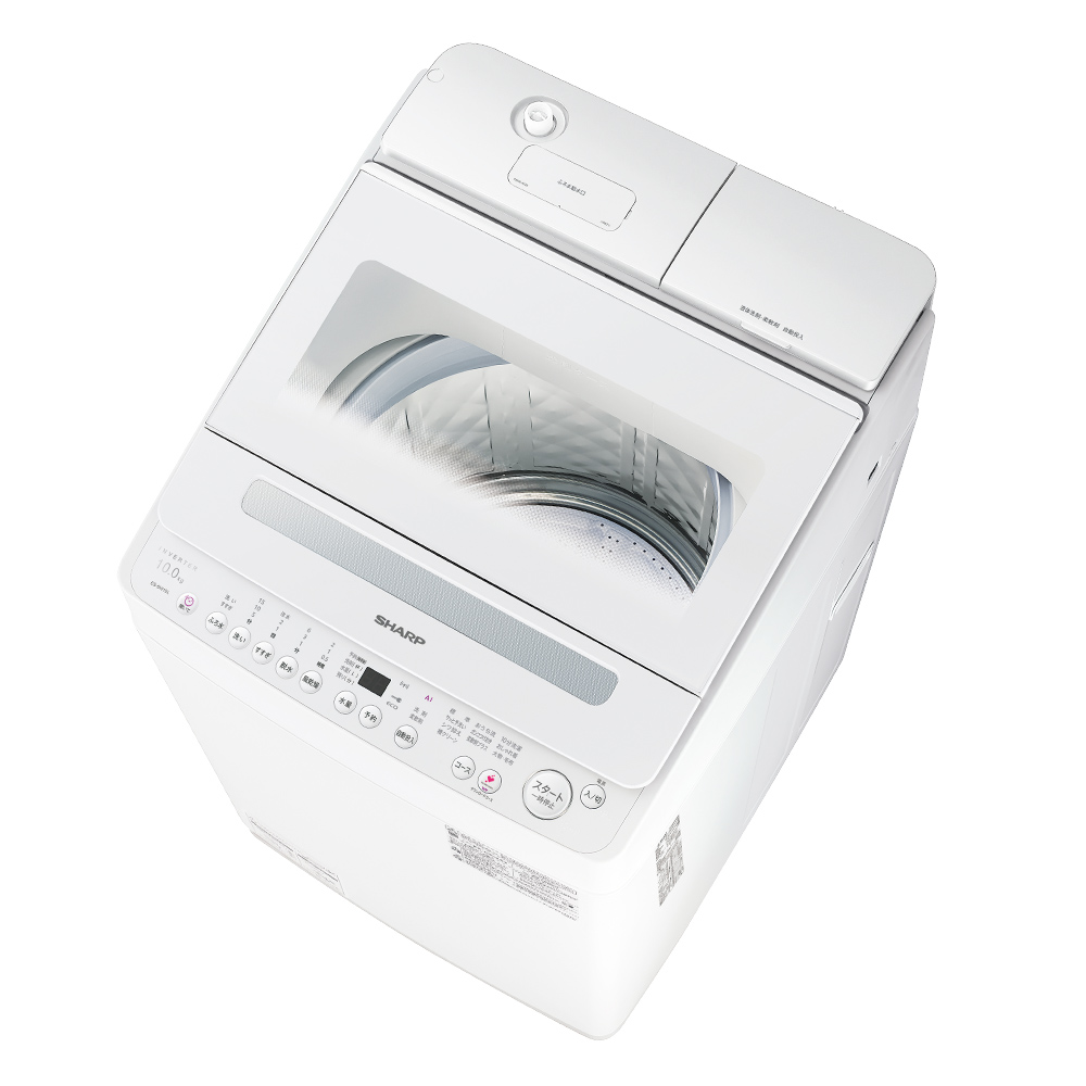 ドラム式洗濯乾燥機 ES-SW10L：-W（ホワイト系・左振り）