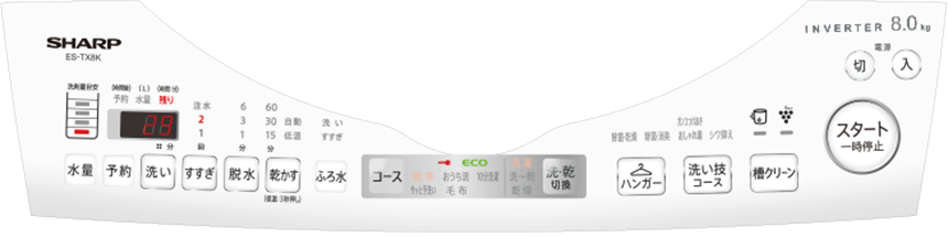 操作パネル写真