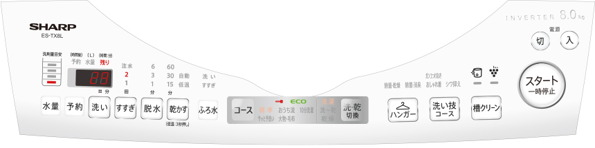 操作パネル写真