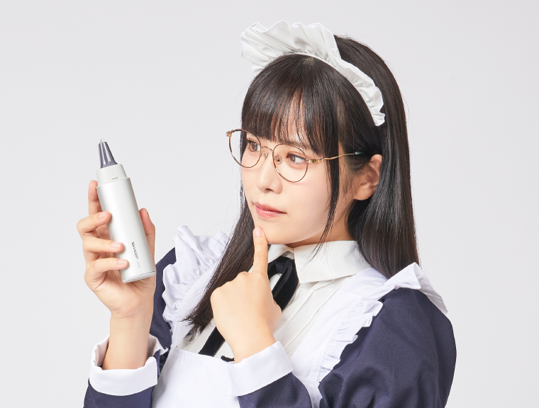 超音波ウォッシャーを持つ東雲うみさんの画像