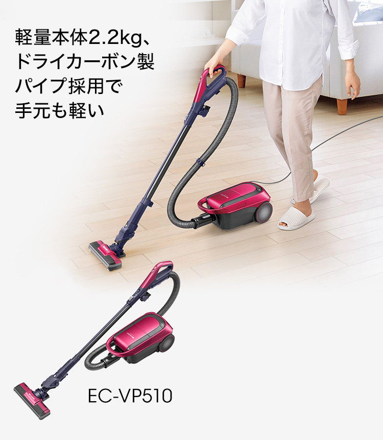 海外通販【未使用未開封品】SHARP EC-VS510-P 掃除機・クリーナー