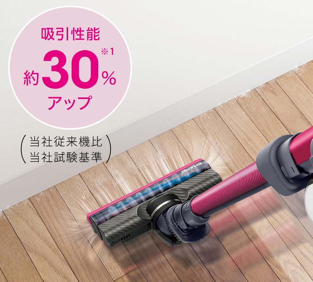 吸引性能 約30％アップ