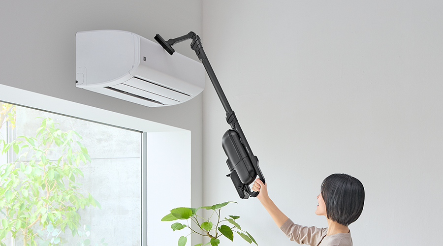 はたきノズルの使用イメージ