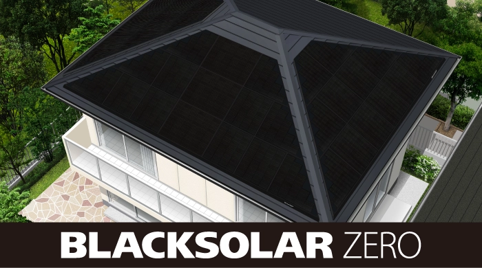 美しい太陽電池モジュールBLACKSOLAR ZERO