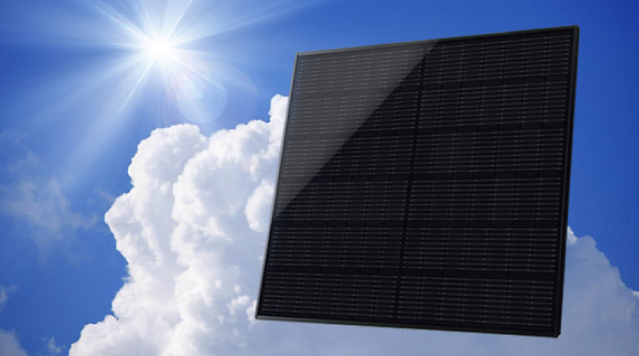 イメージ画像:次世代のクリーンエネルギー「太陽光」で電気をつくります。