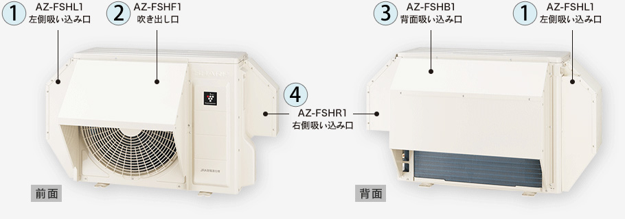 新品 Panasonic エアコン 室外機防雪フード 背面用 - エアコン