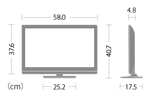 液晶テレビ シャープ SHARP AQUOS LC-24K7