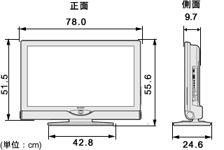 AQUOS ３２型液晶テレビ　lc32sc1