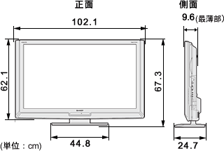 SHARP 液晶テレビ AQUOS LC-40LX1