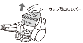 ダストカップセットのお手入れ（はずしかた・組み立てかた）（EC-VX300