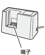 充電器の端子位置