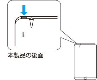電源キーを押し電源を入れます