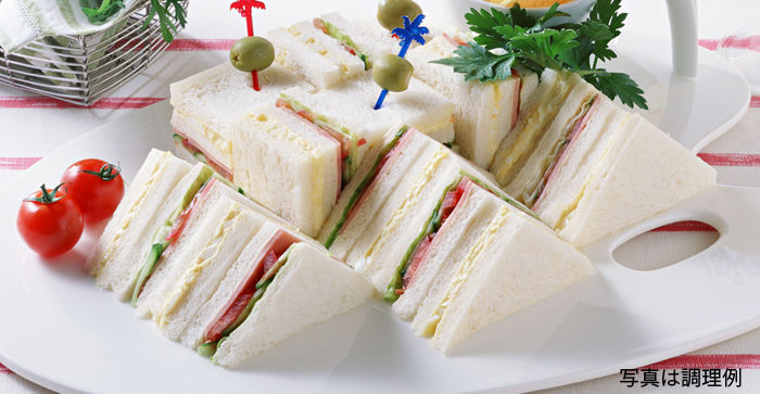 イメージ画像:サンドイッチ用パン（10〜12枚切り）