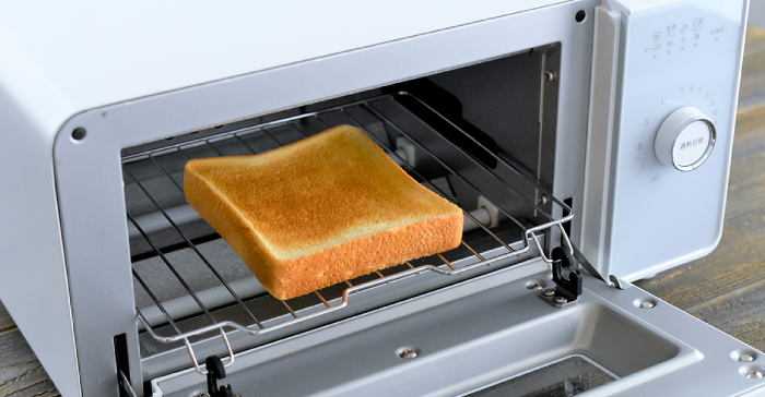 イメージ画像:トーストを1枚焼いてみる