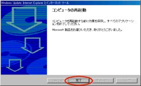 Internet Explorer ZbgAbv`̑I