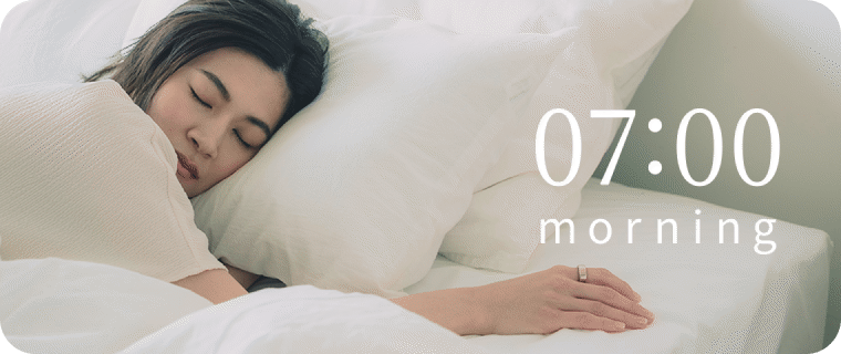 7時00分：ウォッチがオン
